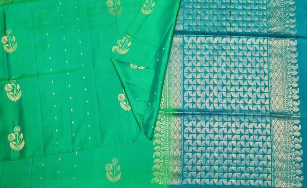 Signature Emerald Green Soft Silk Saree