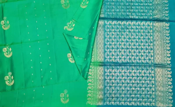 Signature Emerald Green Soft Silk Saree