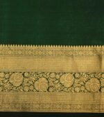 Pavithram Soft Silk Saree Bottle Green
