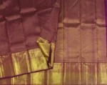 Dark Wine Shades Kanchivaram Saree