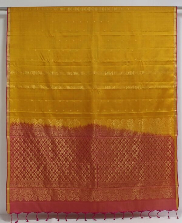 Pavithram Soft Silk Saree Yellow