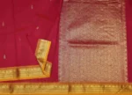 Dark Rani Pink Kanchi Chettinad Cotton Saree