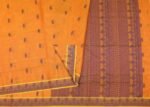 Orange Kovai Cotton Saree with Buttas