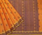 Orange Kovai Cotton Saree with Buttas