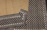 Golden Yellow Bagru Mulmul Cotton Saree