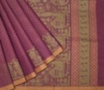 Purple Warli Kovai Cotton Saree