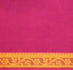 Rani Pink Kovai Cotton Saree with Parrot Motifs