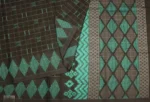 Black Ikat Kovai Cotton Saree