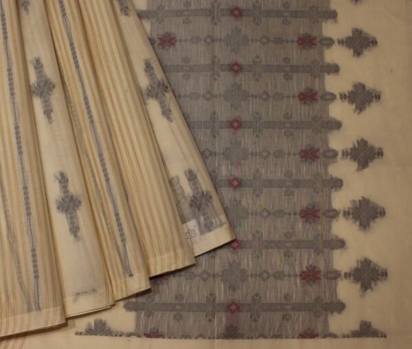 Off White Kovai Cotton Saree