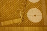 Mustard Yellow Semi Dola Silk Saree