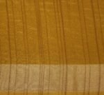 Mustard Yellow Semi Dola Silk Saree