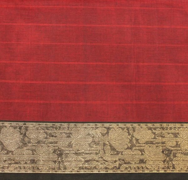 Maroon Checks Kovai Cotton Saree