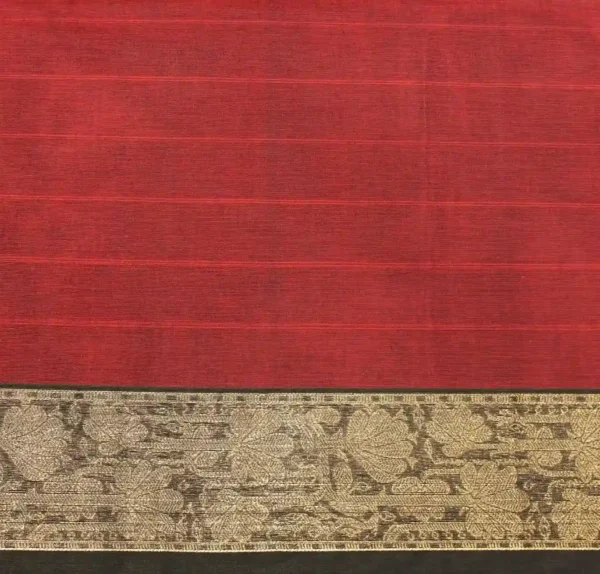 Maroon Checks Kovai Cotton Saree