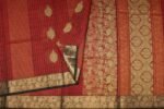 Maroon Checks Kovai Cotton Saree