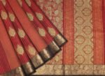 Maroon Checks Kovai Cotton Saree