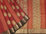Maroon Checks Kovai Cotton Saree