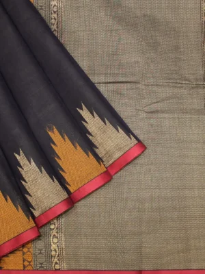 Navy Blue Kovai Cotton Saree