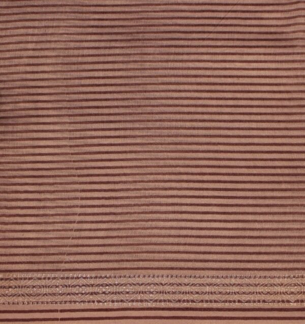 Pure Pastel Brown Chanderi Cotton Saree