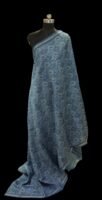 Pure Teal Blue Chanderi Cotton Saree