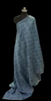 Pure Teal Blue Chanderi Cotton Saree