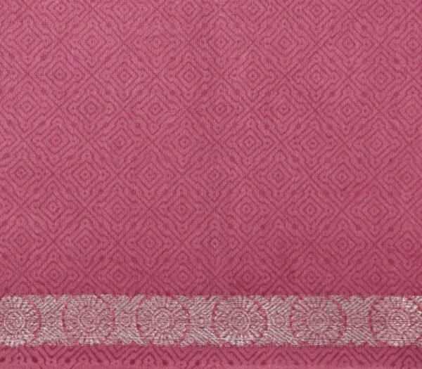 Pure Pink Chanderi Cotton Saree
