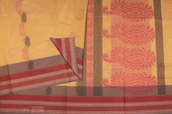 Light Yellow Kovai Cotton Saree