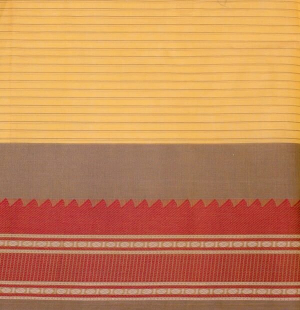 Light Yellow Kovai Cotton Saree