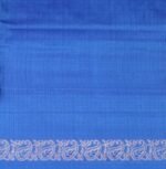 Signature Peacock Blue Soft Silk Saree