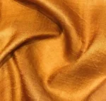 Mustard Gold Pure Tussar Silk Saree