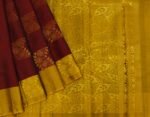 Pavithram Soft Silk Saree in Deep Maroon Shades