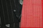 Handloom Pure Soft Silk Saree in Black with Dark Red Pallu