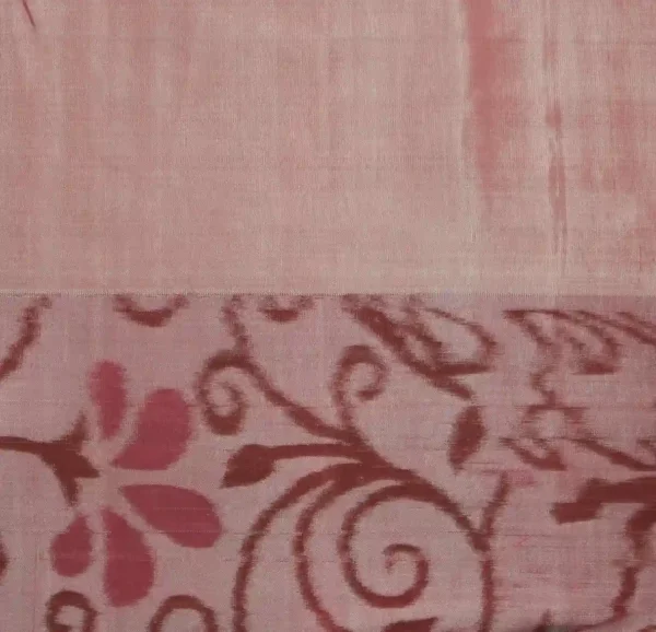 Pink Soft Silk Saree Golden Zari Polka Dots