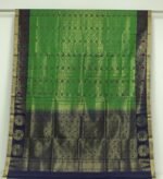 Handloom Dark Green Soft Silk Saree Brocade
