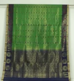 Handloom Dark Green Soft Silk Saree Brocade