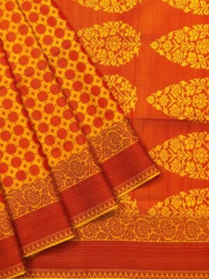 Handloom Soft Silk Saree with Threadwork