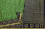 Handloom Dark Green Soft Silk Saree Brocade
