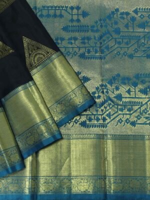 Dark Blue Soft Silk Saree