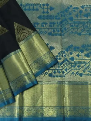 Dark Blue Soft Silk Saree