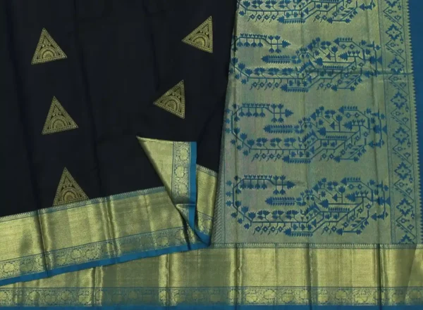 Dark Blue Soft Silk Saree