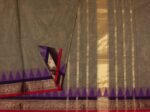 Beige Camo Kanchi Chettinad Cotton Saree