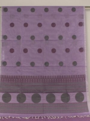 Handloom Kovai Cotton Saree Lavender