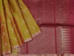 Mustard Soft Silk Saree with Vaira Oosi Zari Work