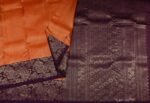 Rust Orange Pavithram Soft Silk Saree
