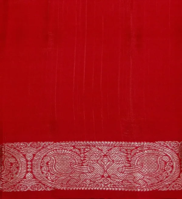 Fanta Orange Pavithram Soft Silk Saree