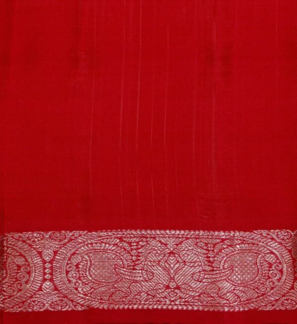 Fanta Orange Pavithram Soft Silk Saree