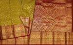 Pavithram Soft Silk Saree Tea Green
