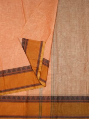 Pastel Orange Kovai Cotton Saree