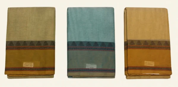 Pastel Orange Kovai Cotton Saree