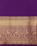 Pavithram Soft Silk Saree Dark Purple