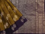 Pavithram Soft Silk Saree in Golden brown